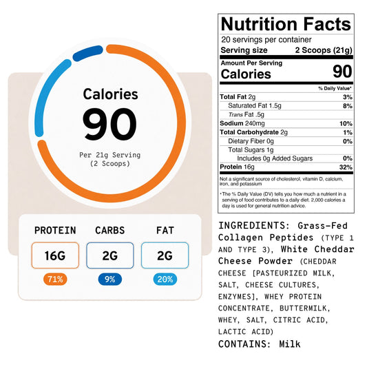 White Cheddar - Collagen+ Protein Blend