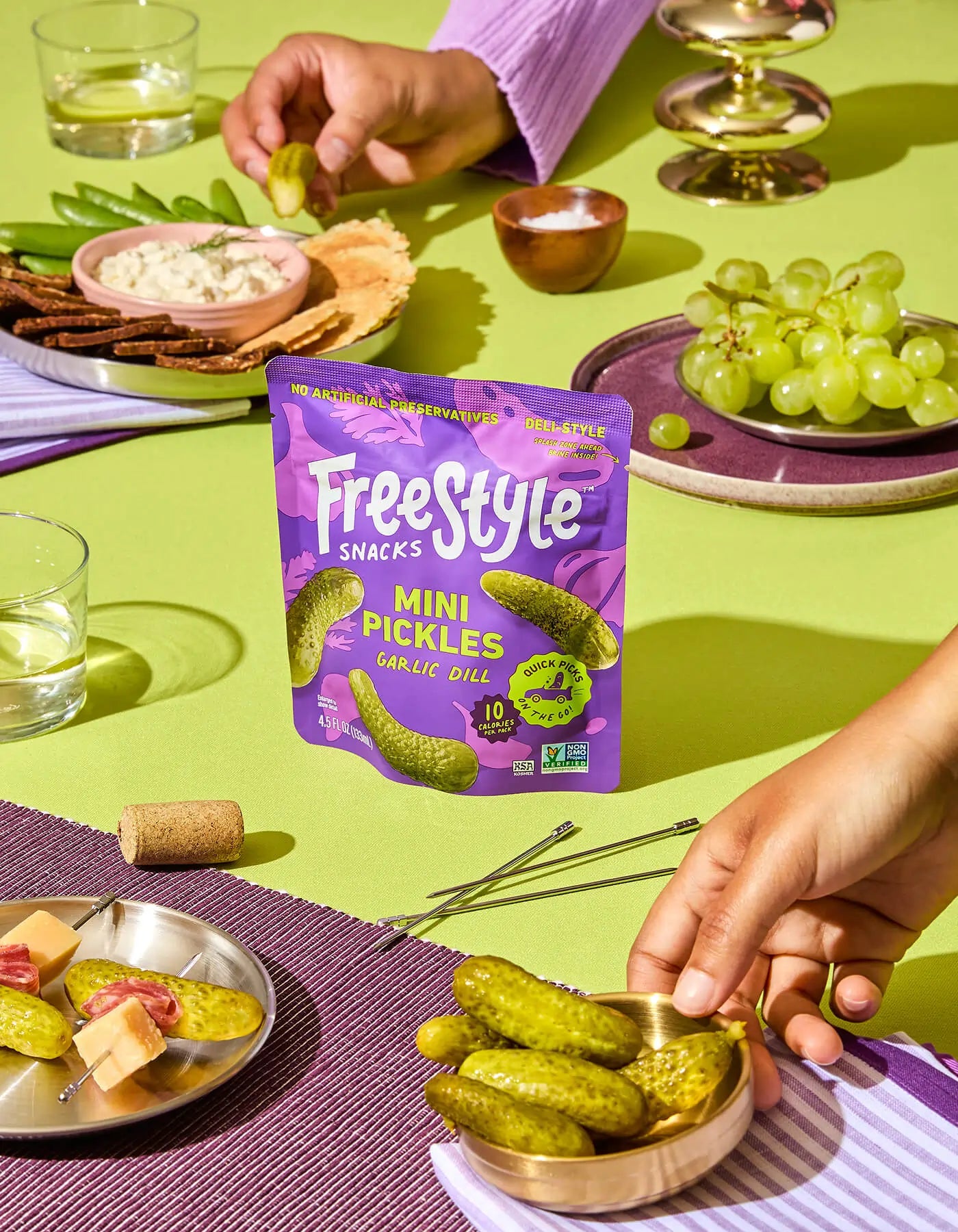 Garlic Dill Mini Pickles